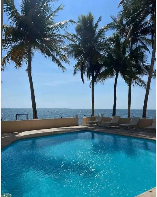 Escape To Serenity By The Sea! Beachfront Apartment With Pool, Just 5 Minutes From The Ferry Cancun
