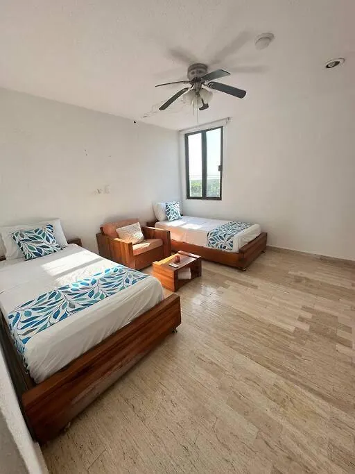 Escape To Serenity By The Sea! Beachfront Apartment With Pool, Just 5 Minutes From The Ferry Cancun